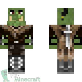 Aperçu de la skin Minecraft Orc