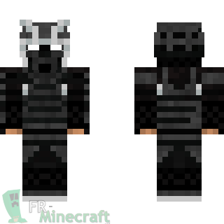 Aperçu de la skin Minecraft Geurrier Sombre