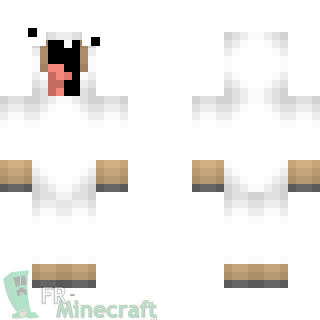 Aperçu de la skin Minecraft Mouton fou