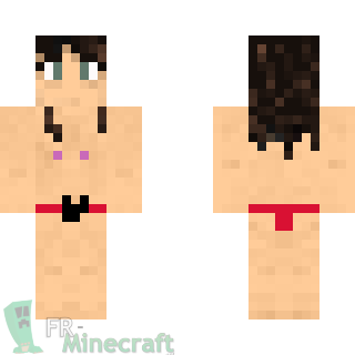 Aperçu de la skin Minecraft Femme nue