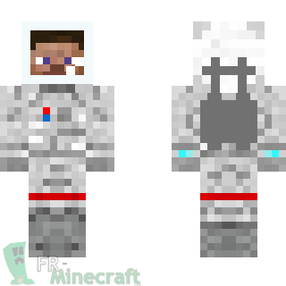 Aperçu de la skin Minecraft Steve astronaute