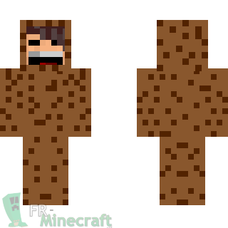 Aperçu de la skin Minecraft Garçon déguisement Cookie