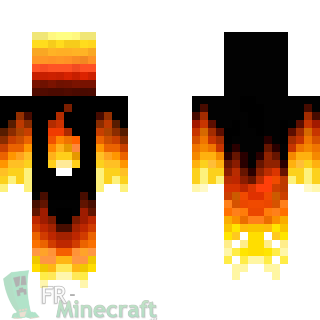 Aperçu de la skin Minecraft Flamme Man