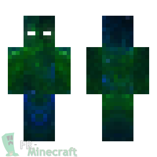 Aperçu de la skin Minecraft Homme bleu