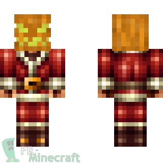 Aperçu de la skin Minecraft Père Pumpkin-Noël