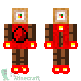 Aperçu de la skin Minecraft Redstone vivante