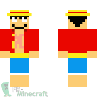 Aperçu de la skin Minecraft Monkey.D.Luffy - One piece