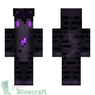 Aperçu de la skin Minecraft Garçon déguisement tigre noir et violet