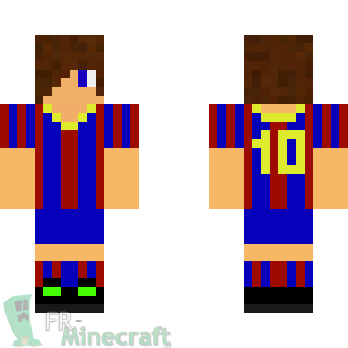 Aperçu de la skin Minecraft Joueur de foot