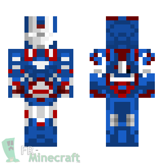 Aperçu de la skin Minecraft Iron Patriot - Avengers