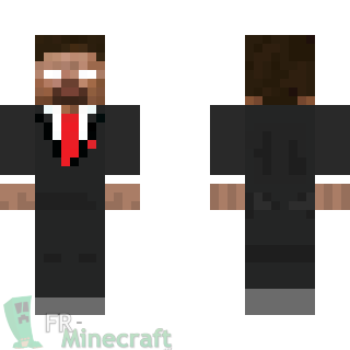 Aperçu de la skin Minecraft Herobrine en Costume