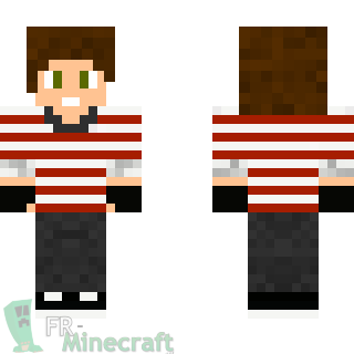 Aperçu de la skin Minecraft un mec