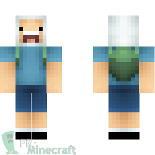 Aperçu de la skin Minecraft Finn - Adventure Time