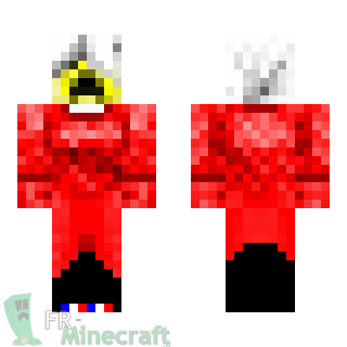 Aperçu de la skin Minecraft Creeper jaune assassin