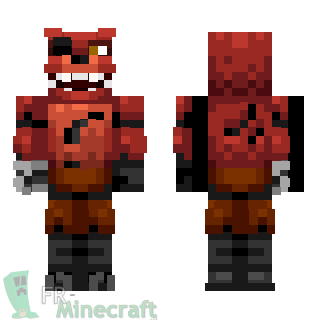 Aperçu de la skin Minecraft Foxy - Five Night Freddy