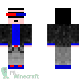 Aperçu de la skin Minecraft 3D Man