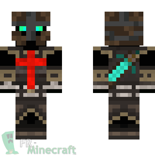 Aperçu de la skin Minecraft Guerrier Templier Alien