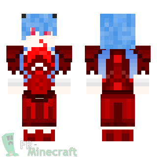 Aperçu de la skin Minecraft Vampire rouge