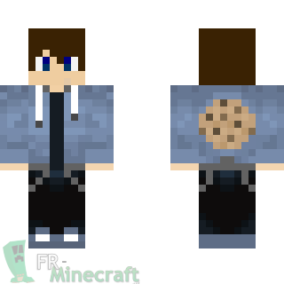 Aperçu de la skin Minecraft Garçon cookie