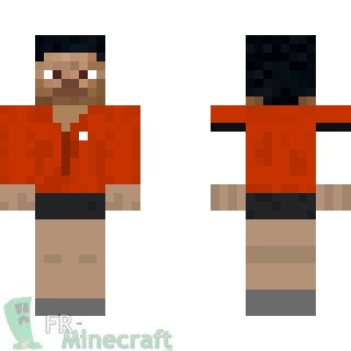 Aperçu de la skin Minecraft Steve Cycliste