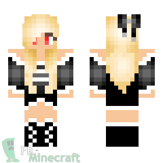 Aperçu de la skin Minecraft Fille vampire