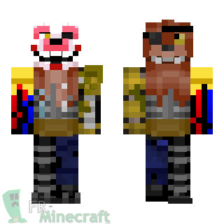 Aperçu de la skin Minecraft Totem FNaF