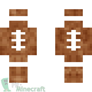 Aperçu de la skin Minecraft Ballon de rugby