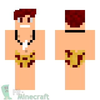 Aperçu de la skin Minecraft Garçon en sous-vêtements et collier
