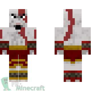 Aperçu de la skin Minecraft Kratos - God of War