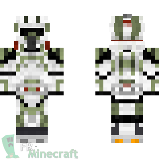 Aperçu de la skin Minecraft Clone de la Force Reconnaissance - Star Wars The Clone Wars