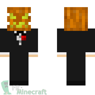 Aperçu de la skin Minecraft Mr pumpkins