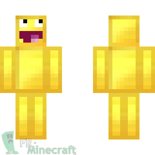 Aperçu de la skin Minecraft Homme doré