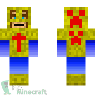 Aperçu de la skin Minecraft Chevalier du temple bleu