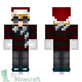 Aperçu de la skin Minecraft Garçon Noël