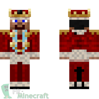 Aperçu de la skin Minecraft Roi Steve