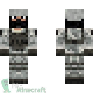 Aperçu de la skin Minecraft Militaire