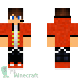 Aperçu de la skin Minecraft Garçon cool