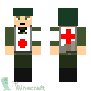 Aperçu de la skin Minecraft Médecin militaire allemand - WWII