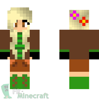 Aperçu de la skin Minecraft Girl