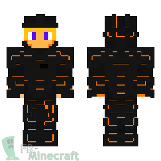 Aperçu de la skin Minecraft Homme armure robot