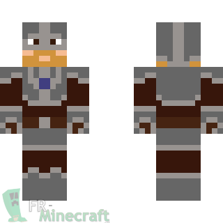 Aperçu de la skin Minecraft Garde bleu