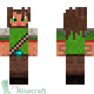 Aperçu de la skin Minecraft Aventurier des bois