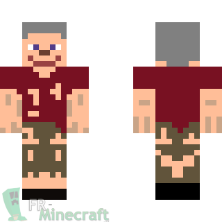 Aperçu de la skin Minecraft Papi Pirate