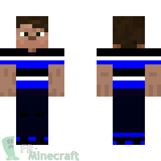 Aperçu de la skin Minecraft Garçon normal