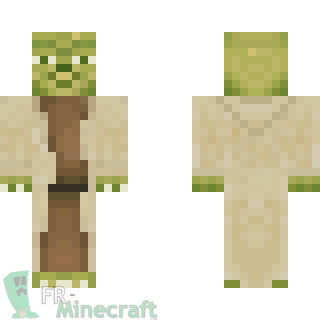 Aperçu de la skin Minecraft Maître Yoda - Star Wars