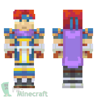 Aperçu de la skin Minecraft Roy - Fire Emblem