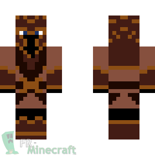 Aperçu de la skin Minecraft Guerrier