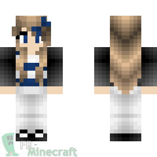 Aperçu de la skin Minecraft Fille Marine