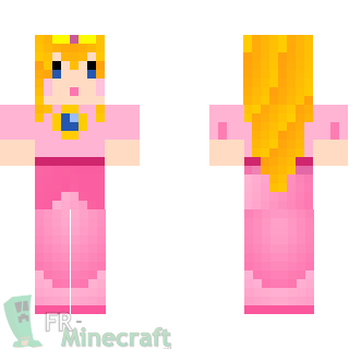 Aperçu de la skin Minecraft Princess Peach - Mario