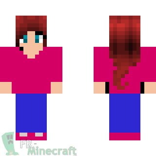 Aperçu de la skin Minecraft Fille